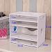 Produktbild Box Finishing Steckdosen Streifen gestanzt Racks Set-Top Boxen Router mit mehreren Antennen Ablagebox Drähte, klappen Sie den Eiffelturm