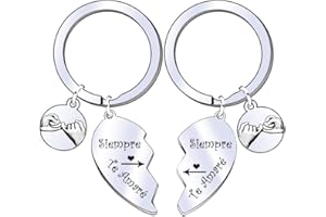 FGHJK Regalo Pareja Llavero de Parejas y Novios Originales Llavero de Pareja Casa Llavero Personalizado de Pareja Regalo San Valentín Regalo Aniversario Para Parejas