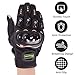 Produktbild evermotor Motorrad Handschuhe Schwarz Motorradhandschuhe Touchscreen Sport Handschutz für Motorrad Radfahren Camping Draussen (M)