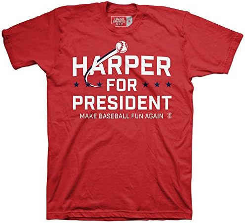 Fresh Brewed Tees Unisex Fbt for Pres Alex Rodriguez for President T-Shirt, Red, XXL