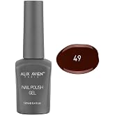 ALIX AVIEN Uv Kalıcı &Ccedil;ikolata Kahverengi Jel Oje 49 - Gel Polish - 12 ml