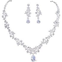 Orecchini Lunghi A Lampadario Prosy – Con Frange E Cuore Di Strass, Argento, Vintage Per Sposa E Festa