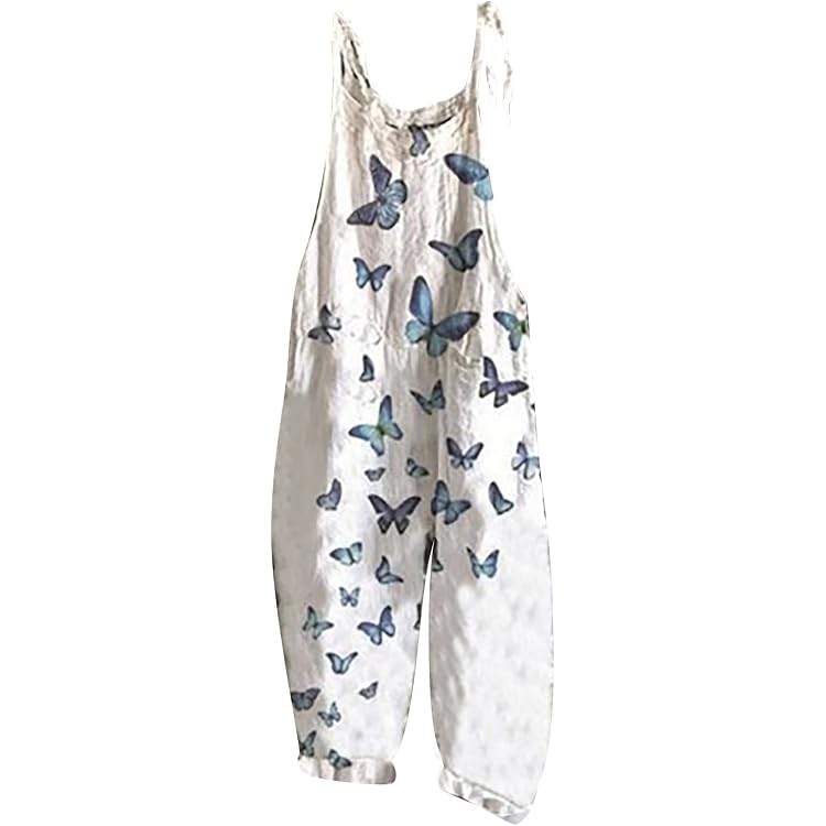 Salopette Ample à Motif Floral Pour Femme - Sarouel Été Et Automne 2024 Décontracté