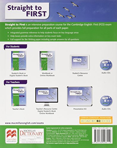 Livres Couvertures de Straight to First Student's Book with Answers Pack
