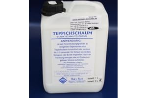SCHUTZMARKE WASSERROSE Wasserrose® 3 L (1L=6,66€) TEPPICHSCHAUM Reiniger TEPPICHREINIGER Made IN Germany