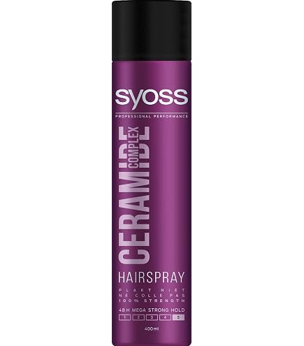 SPRAY COIFFANT SYOSS Gloss Hold Brillant - Lot De 3 Flacons De 400 Ml - Neuf Sous Emballage - Fabriqué En Allemagne