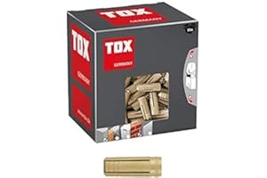 TOX cheville à expansion laiton Metrix M8 x 28 mm, 25 pièces, 026100141