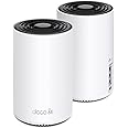 TP-Link Deco AXE5400 Tri-Band WiFi 6E Mesh System(Deco XE75) - Covers up to 5500 Sq.Ft, Replaces WiFi Router and Extender, AI-Driven Mesh, New 6GHz Band, 2-Pack