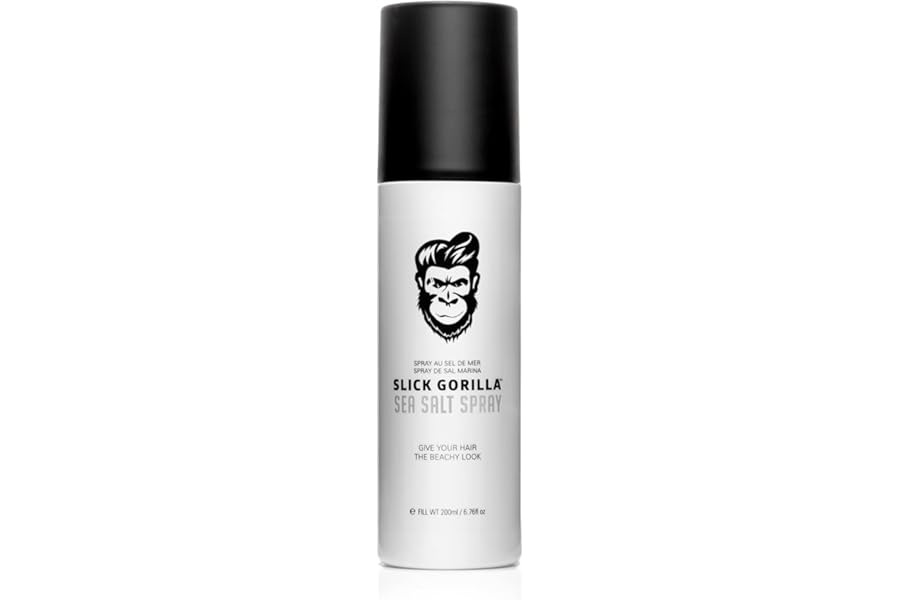 Slick Gorilla Sea Salt Spray for Men 200ml (6.76 fl oz) | Texturizing Sea Salt Hair Spray | Lightweight Volume Mist | Matte Finish | Natural Texture | Flexible Hold