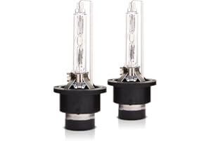 Ricoy D2S D2C HID Xenon lampadina di ricambio per fari auto 12 V 35 W (confezione da 2) (6000 K)