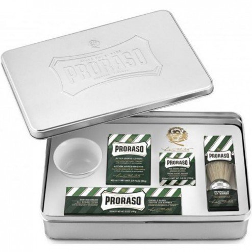 PRORASO Classic Shaving Set, Green