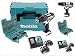 Produktbild Makita DHP 482 W RMJ - 18 V Li-Ion Akku Schlagbohrschrauber im Makpac + 2x BL1840 4,0Ah Akku + DC 18 RC Schnellladegerät + 100 tlg. Bit & Bohrer Set