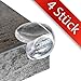 Produktbild 4 STÜCK - Eckenschutz und Kantenschutz | Fuchsi PREMIUM Produkt | BPA Frei | transparent aus Kunststoff für Tisch / Möbel-Ecken / Kanten | Stoßschutz für Baby's, Kinder & Kleinkinder