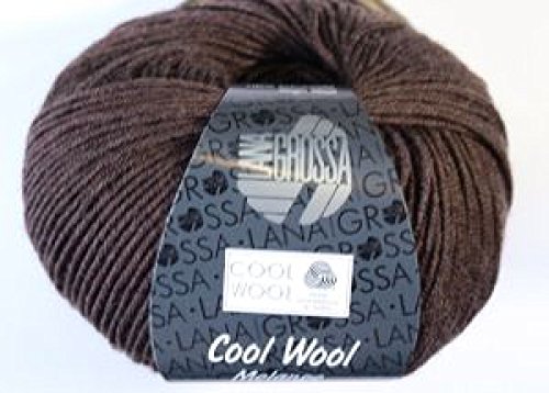 LANA GROSSA COOL WOOL melange, 123 - Mokka meliert