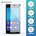 Produktbild smartect® Panzerglas Displayschutzfolie für Sony Xperia M5 aus gehärtetem Tempered Glass • Gorilla Glass mit Härtegrad 9h • 0,33mm Ultra-Dünn • Abgerundete Kanten (2.5D) • Anti Fingerabdruck