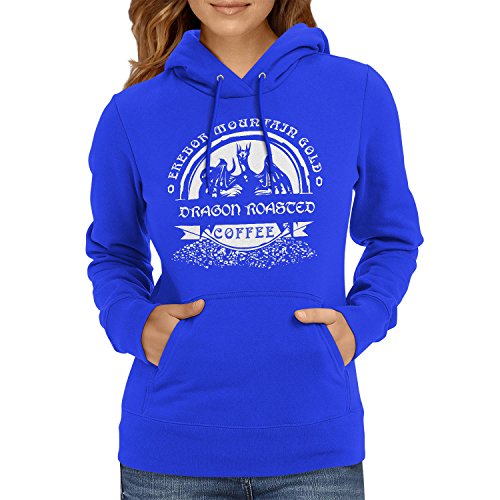 NERDO - Sudadera con capucha - Cuello redondo - Manga Larga - para mujer marine 34/36