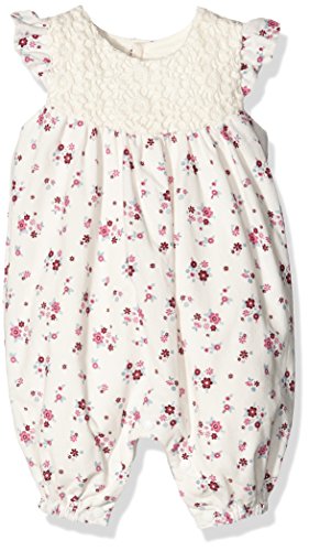 Pumpkin Patch Baby Girls 0-24m Cord and Lace All in One Footies, Off-White (French Vanilla), 3-6 Months (Manufacturer Size:3-6M)