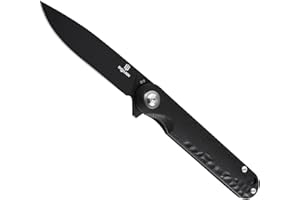 SHIELDON Empoleon - Lame Noire 90mm - Manche G10 - Clip SH9049B