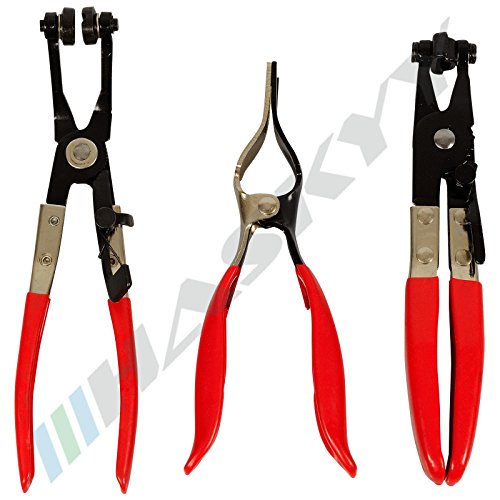 Schlauchklemmenzangen Set inkl. Koffer Schlauchschellenzangen Zangen Satz Set CSKZ9T-15 - 7