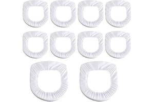 ZAMXHUG Toilette WC Jetable - Plastique Protège Cuvette WC Imperméable Portable Emballage Individuel Matériau Antibactérien Format Standard pour Enfants Voyage Camping Salle de Bains(10pcs)