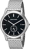 Emporio Armani Swiss Made Herren ars1005 Analog Display Swiss Quartz Silber Uhr