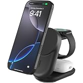 Belkin UltraCharge MagSafe Uyumlu 3&rsquo;&uuml; 1 Arada Qi2 25W Kablosuz Şarj Cihazı, iPhone 16, Apple Watch, AirPods, Pixelsnap, D&ouml;n&uuml;ş