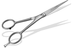 INSTRUMENTENRW Haarschere aus Solingen Friseurschere mit Scharfem Schnitt und Einseitiger Mikroverzahnung Made in Germany Haarschneideschere aus Rostfreiem Edelstahl für einen perfekten Haarschnitt (15,24 cm)