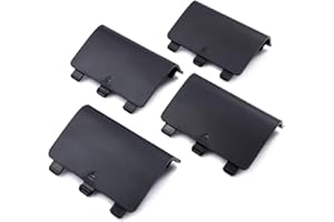 ESME 4Pack Replacement Battery Back Cover for Xbox Wireless Controller, Controller Shell Cover Part for Xbox One S, Battery Cover Door