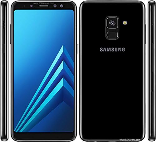 Samsung Galaxy A8 (2018) Factory Unlocked SM-A530F/DS DUAL SIM 64GB/4GB Ram, 5.6" Screen, 16MP Rear Camera + Dual Frontal Camera 16MP+8MP, IP68, 4G LTE International Version No Warranty (Black)