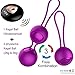 Produktbild Orlupo 2 in 1 Liebeskugeln Beckenbodentrainer mit Vibration, Kegel Ball Bullet Vibrator Vibro Ei Vibrator Ei Vibratoren für sie Klitoris und G-punkt mit Fernbedienung