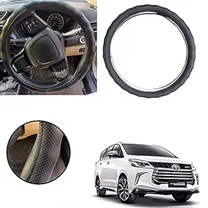 Auto Pearl - Ring Type Car Steering Wheel Cover (Gold Full Cola) for - Innova Crysta 2019