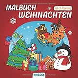 Malbuch Weihnachten ab 3 Jahren: Ein schönes Weihnachtsfest mit Nikolaus & Co. Kinder Malbuch zum Malen, Kritzeln und Sammeln. Für Mädchen und Jungen. by