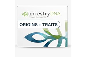 AncestryDNA + Traits: Genetic Ethnicity + Traits Test, AncestryDNA Testing Kit with 35+ Traits, DNA Ancestry Test Kit, Genetic Testing Kit