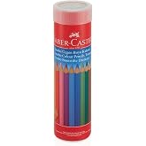 Faber-Castell Jumbo Kuru Boya Kalemi, 12 Renk, &Ccedil;ocuklar İ&ccedil;in Eğlenceli ve Kolay Tutuş, Ergonomik &Uuml;&ccedil;gen ve Kalın G&ouml;vde, Kırılm