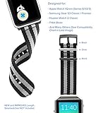 Truffol Uhrenarmband im NATO-Stil, 22 mm