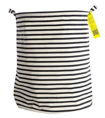 Flying Hedwig Wäschesack Wäschekorb faltbar Wäschesammler mit Schwarz Streifen