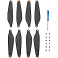 Verilux® Mini 3 Pro Propeller for DJI, 8pcs Propeller Blades Replacement for DJI Mini 3 Pro, Ultral Lightweight Silent Flight Propeller Set with Screwdriver 12 Screws Low Noise Replacement Drone Wings