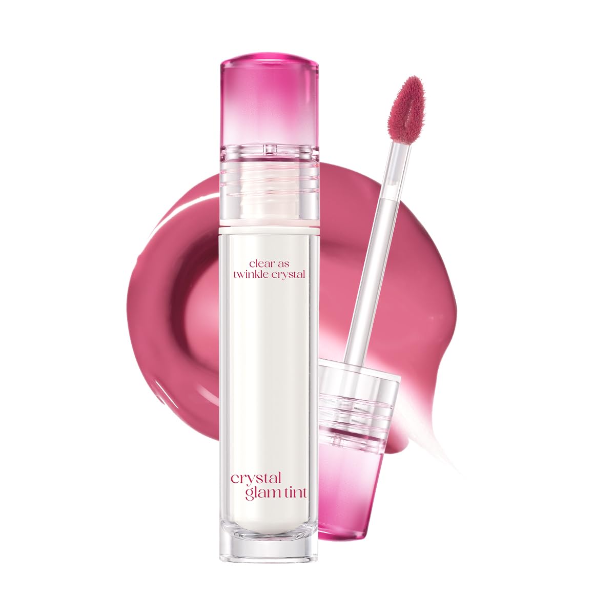 CLIO Yapışkanlık Hissi Vermeyen Yoğun Işıltılı Tint CLIO Crystal Glam Tint (04 Pale Plum)