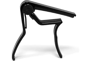 TIGER Czarny uniwersalny spust gitara Capo do gitar akustycznych, klasycznych i elektrycznych czarny