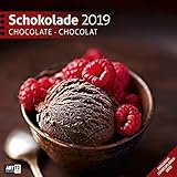 Schokolade 2019, Wandkalender / Broschürenkalender im Hochformat (aufgeklappt 30x60 cm) - Geschenk-Kalender mit Monatskalendarium zum Eintragen by 