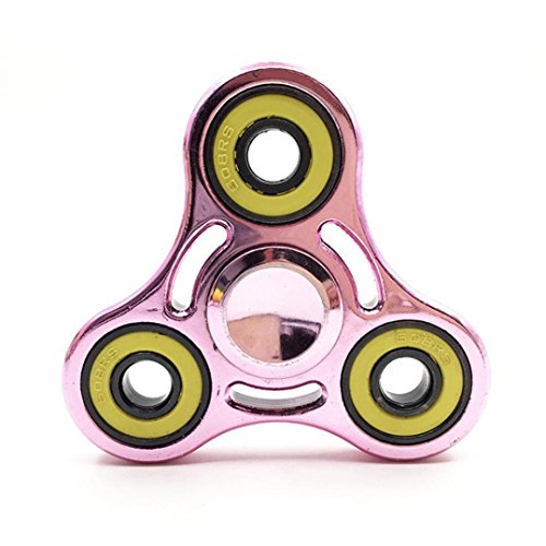 Hand Fidget Spinner,Omiky EDC Zinc Alloy Fidget Spinner Finger Groy Toy for SBDX ADD ADHD Anxiety Autism Suffers (Pink) Hand Fidget Spinner,Omiky EDC Zinc Alloy Fidget Spinner Finger Groy Toy for SBDX ADD ADHD Anxiety Autism Suffers (Pink)