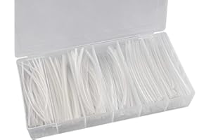 AFASOES 150 Pcs Tubes Rétractables a la Chaleur 2: 1 Isolation Polyoléfine Thermorétractable Wrap Câble Manchon 6 Taille Protection Thermorétractable Tube Gaine Wrap pour Voiture Câble Électrique Fil