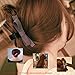 Anself Plastic Colorful Transparent Hairdressing Tool Butterfly Hair Claw Salon Section Clip Clamps (12pcs)