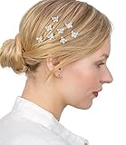 Das Haar Accessoire Set besteht aus 8 Curlies, Swirls, Haarspinnen, Haarnadeln mit kleinen Schmetterlingen