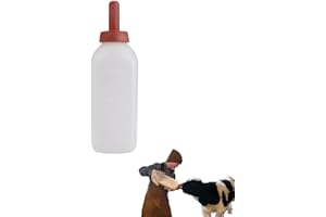 ZLXHDL Bottiglia Per Allattamento da 2 Litri, Biberon Per Mucca, Alimentatore Per Latte Per Allattamento Senza Manico Bottiglia Per Il Latte Per Piccoli Animali