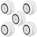 5x E-Cron® Brush Heads. Replacement for Clarisonic Sensitive Facial Cleansing. Compatible with Mia 1, 2, 3(Aria), SMART Profile, Alpha Fit, Plus, Sonic Radiance.