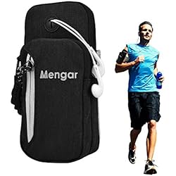 modase - Brazalete Deportivo para Correr o Hacer Gimnasia con Orificio para Auriculares para iPhone X, 8, 8 Plus, 7, 7 Plus, 6, 6S Plus, Samsung Galaxy S8 S7 Edge Note, LG