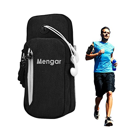 modase - Brazalete Deportivo para Correr o Hacer Gimnasia con Orificio para Auriculares para iPhone X, 8, 8 Plus, 7, 7 Plus, 6, 6S Plus, Samsung Galaxy S8 S7 Edge Note, LG