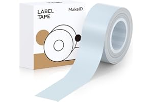Makeid Cinta de etiquetas compatible de 16 mm x 4 m, color resistente al calor, autoadhesiva, como repuesto para Makeid L1/Q1/E1, verde oscuro