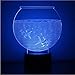Produktbild Nachtlicht Led Nachtlicht Neuheit Visuelle Usb Tischlampe Kreative Baby Schlafen Leuchte Aquarium Aquarium Wohnkultur Lampe